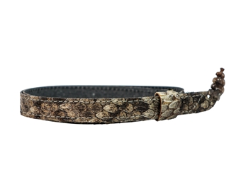 5/8" Real Texas Western Diamondback Rattlesnake Hat Band with Rattle rattlesnake hatbands