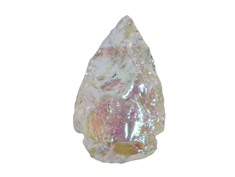 Clear Quartz Angel Aura Arrowhead: 1.75" 