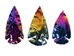 Titanium Aura Quartz Arrowhead: 2" - 76-AUQT20 (Y1M)