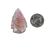 Rose Quartz Aura Arrowhead: 1.75" - 76-AURQ (Y1M)