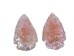 Rose Quartz Aura Arrowhead: 1.75" - 76-AURQ (Y1M)