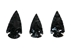 Black Obsidian Arrowhead: 2" - 76-BO20 (Y1M)