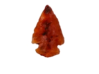 Carnelian Arrowhead: 1" 