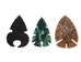 Fancy Stone Arrowhead:Assorted Shape: ~2.5" - 76-FSS-AS (Y1M)