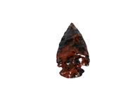 Mahogany Obsidian Arrowhead: 1" 