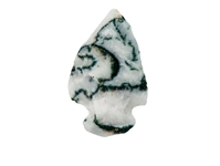 Tree Agate Arrowhead: 1" 