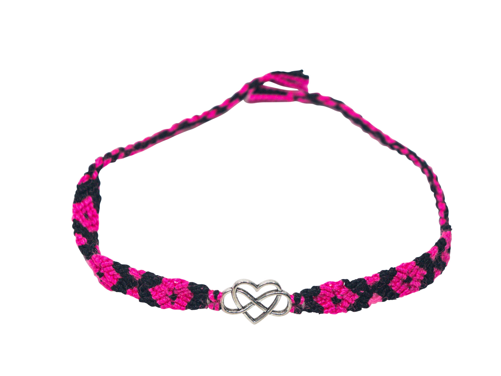 Buy Thin Heart Friendship Bracelet/anklet in Pink, Purple, or Red Online in  India - Etsy