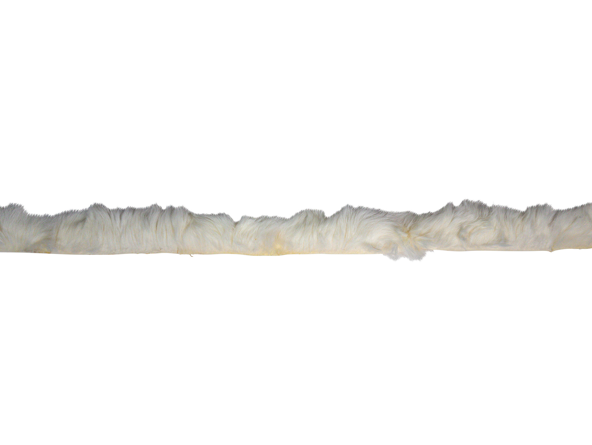 White on sale fur trim