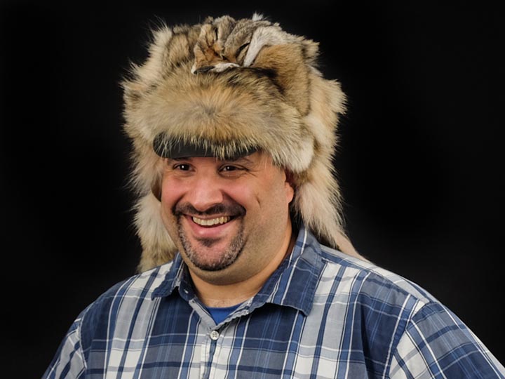 coyote skin hat