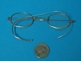 Vintage Wire Frame Glasses and Metal Case: Gallery Item - 1307-G01 (Y1E)