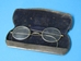 Vintage Wire Frame Glasses and Metal Case: Gallery Item - 1307-G01 (Y1E)