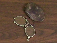 Vintage Pince Nez with Case: Gallery Item 