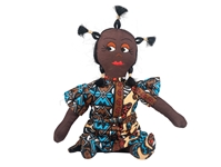 Handcrafted Rwandan Doll with Baby: Gallery Item 