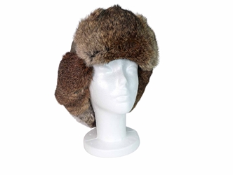 Rabbit Fur Trapper Hat: Gallery Item trooper hats, bomber hats, aviator hats