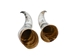 Pair of Polished Steer Horns: 34.5": Gallery Item - 304-P3436-G7532 (Y3H)