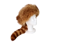 Dyed Davy Crockett Hat: Gallery Item davy crockett hats, raccoon fur hats