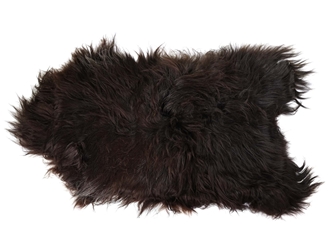 Icelandic Sheepskin: Blacky Brown: 100-110cm or 40" to 44": Gallery Item 