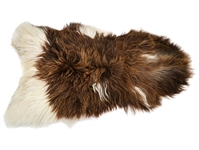 Icelandic Sheepskin: Piebald: 130-140cm or 52" to 56": Gallery Item 